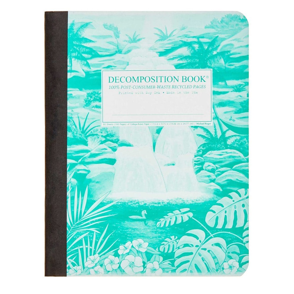 Michael Roger Press, Decomp Book, 9"x7", Hawaiian Waterfall